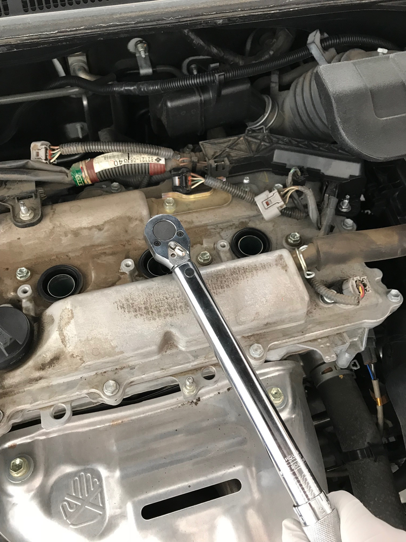 Then I bring out the torque wrench.